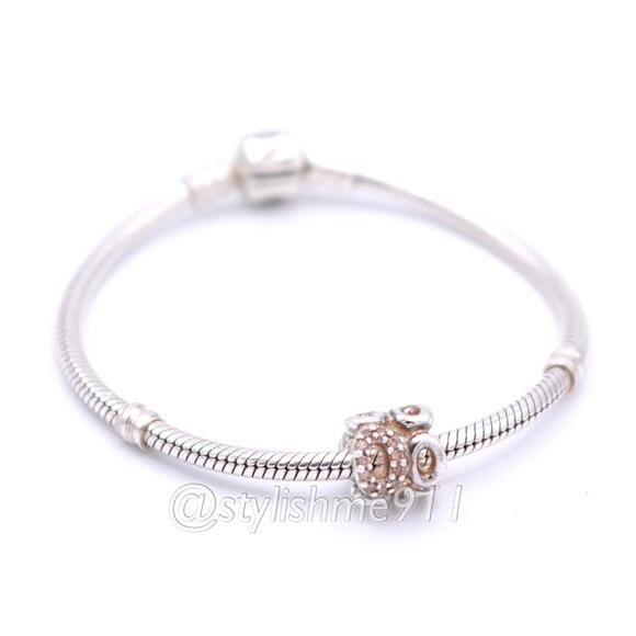 Authentic PANDORA Circle of Friends Charm - 790445CZ - Picture 5 of 12